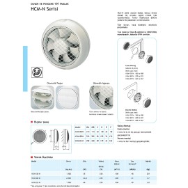 Geri Akış Panjurlu Aksiyel Cam tipi