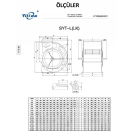 Radyal Fan Sık Kanatlı