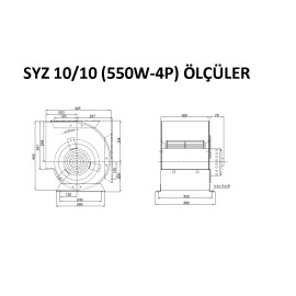 Radyal Fanlar Kendinden Motorlu