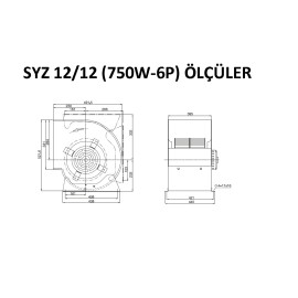 Radyal Fanlar Kendinden Motorlu